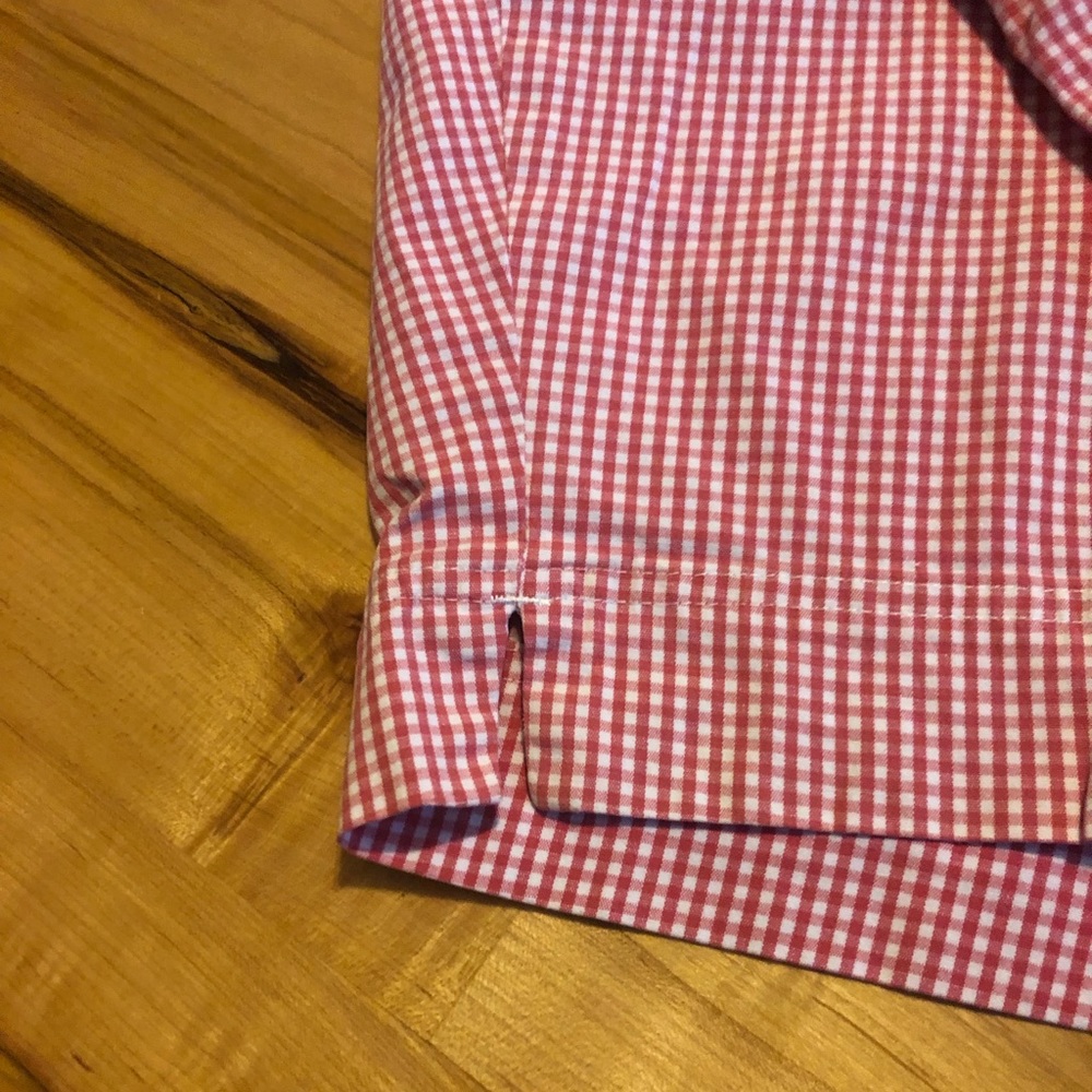 Pink & White Checkered Shorts - Picture 2 of 4